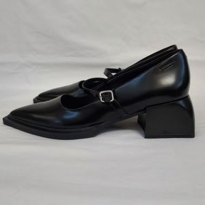 Vagabond Black Heeled Shoes